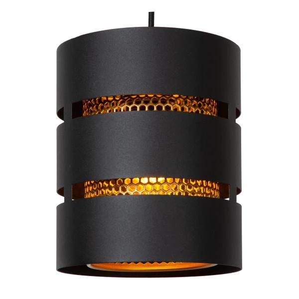 Lucide ROSAS - Pendant light - Ø 43 cm - 3xE27 - Black - detail 1